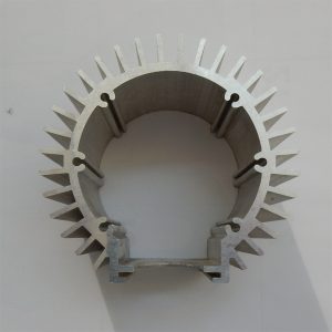 Extruded aluminum fins